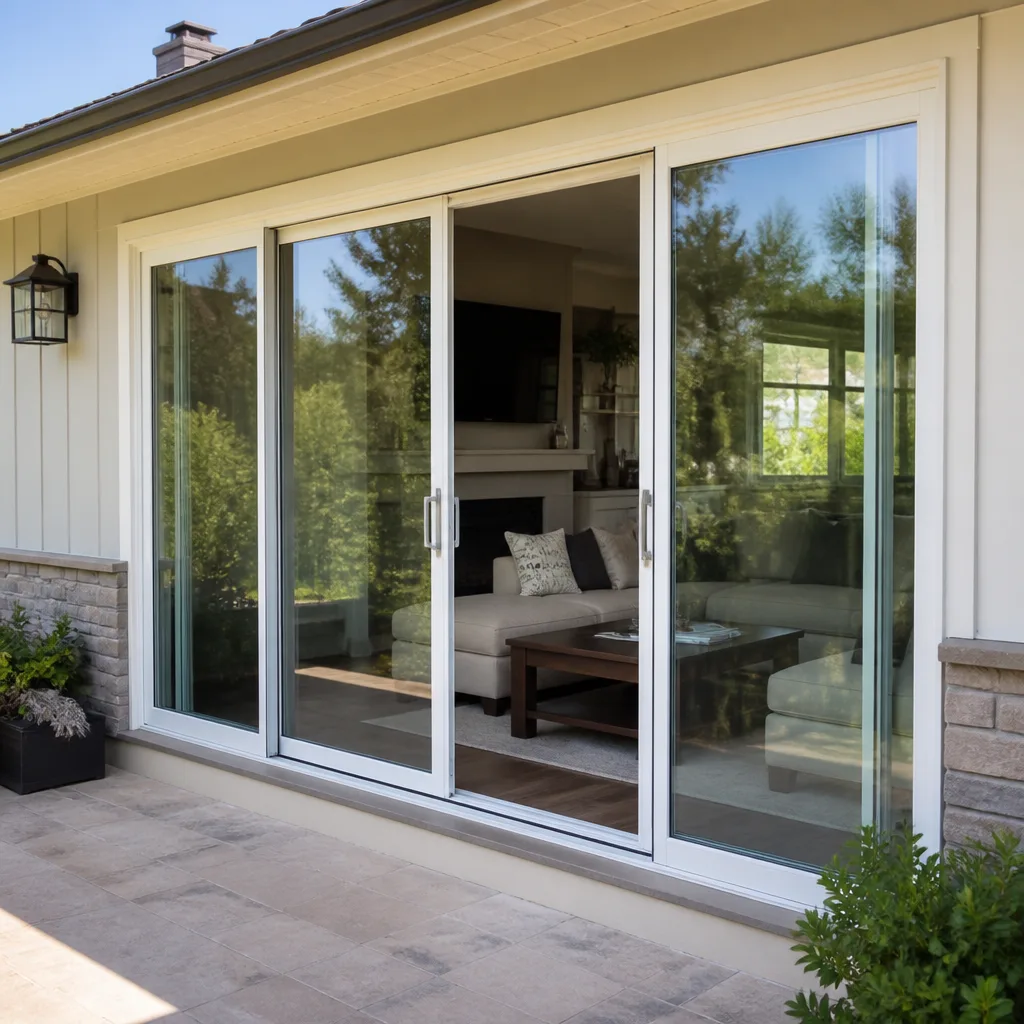 Sliding glass doors